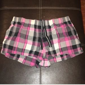 3 for $15 - Plaid Sleep Shorts